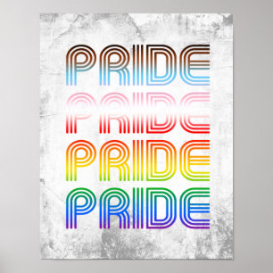 Inclusive Retro Pride Poster