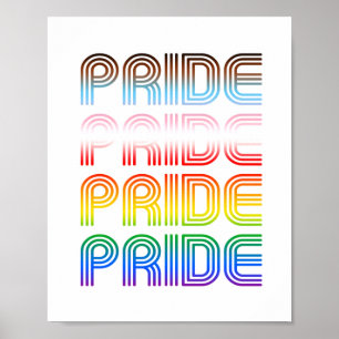 Inclusive Retro Pride Poster