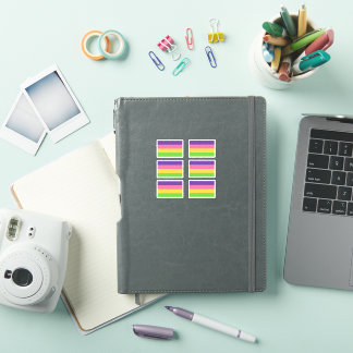 Inclusive Sapphic Lesbian Flag Sticker Pack