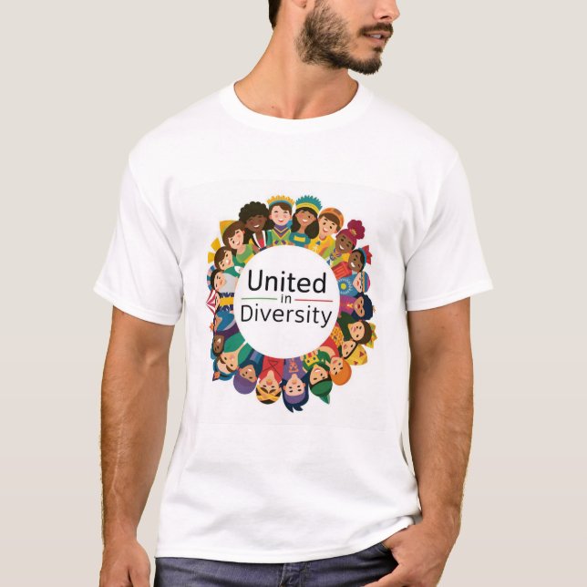 Inclusive Unity T-Shirt | United in Diversity (Front)
