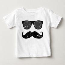 incognito - funny moustache and cool shades