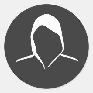 incognito mode  classic round sticker