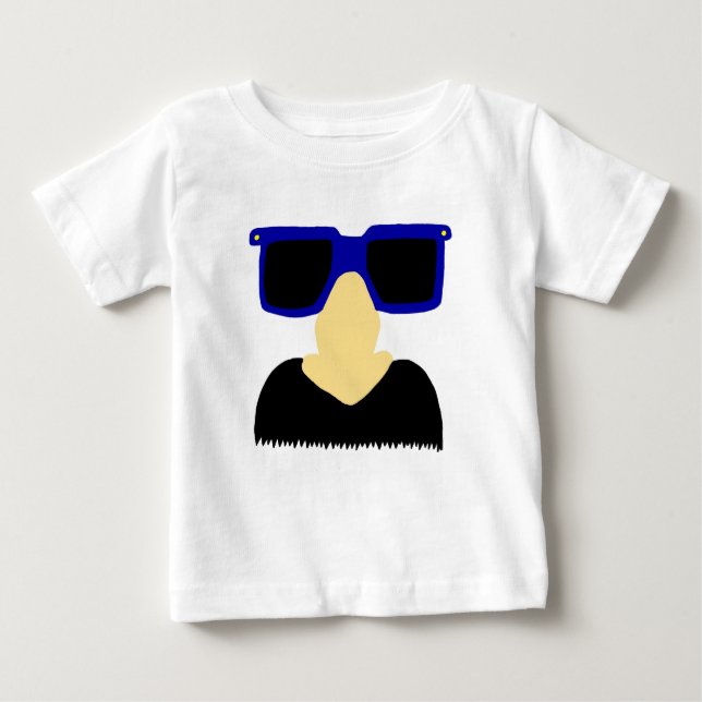 Incognito Moustache & Glasses Infant T-Shirt (Front)
