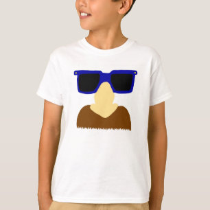 Incognito Moustache & Glasses Kids Sweatshirt T-Shirt