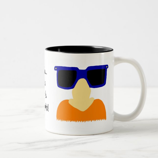 Incognito Moustache & Glasses Mug (Right)