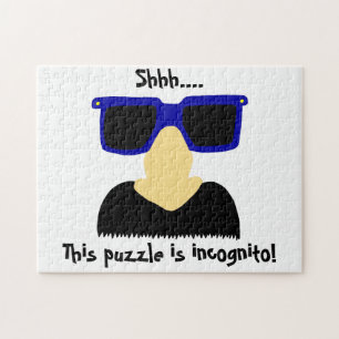 Incognito Moustache & Glasses Puzzle