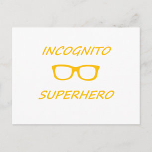 Incognito Superhero 01O Postcard