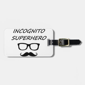 Incognito Superhero 04B Luggage Tag