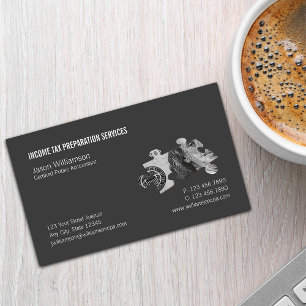 Income Tax Preparation Business Card