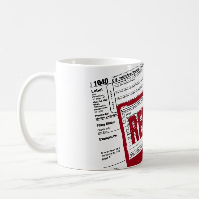 Income Tax Refund Coffee Mug (Left)