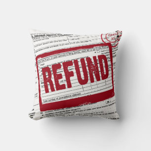 Income Tax Refund Stamp Cushion