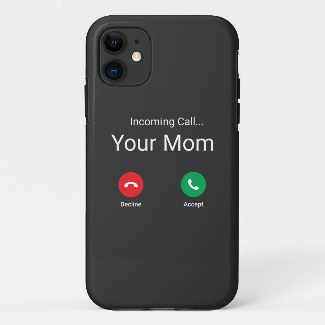 Incoming Call From Your Mum Case-Mate iPhone Case (Back)