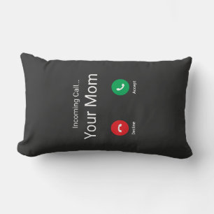 Incoming Call From Your Mum Lumbar Cushion