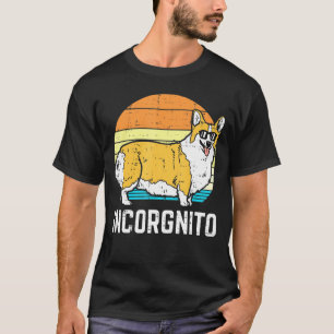Incorgnito Welsh Corgi Sunset Retro Pet Dog Owner T-Shirt