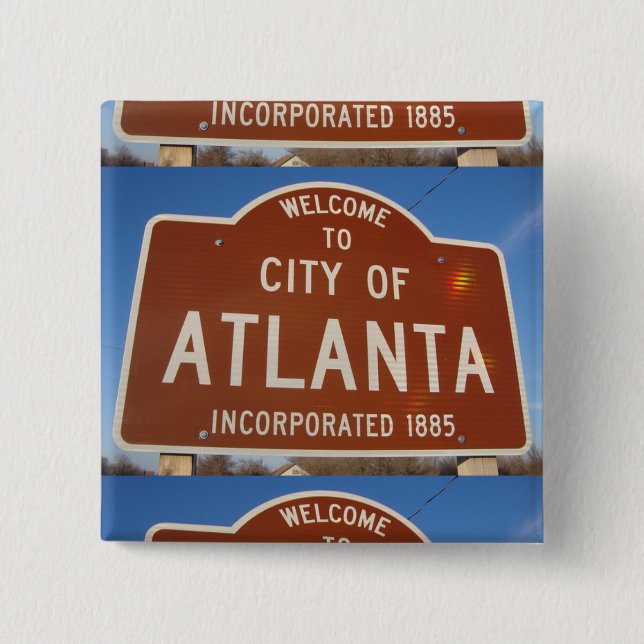 Incorporated Atlanta 15 Cm Square Badge (Front)