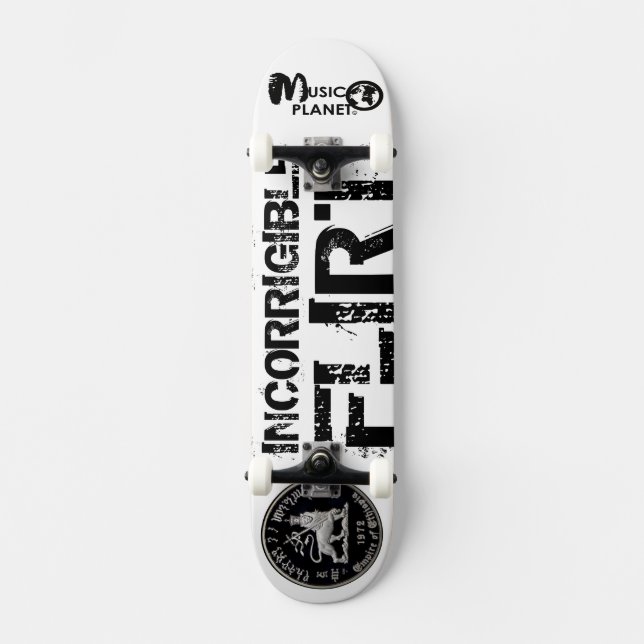 INCORRGIBLE FLIRT Skateboard (Front)