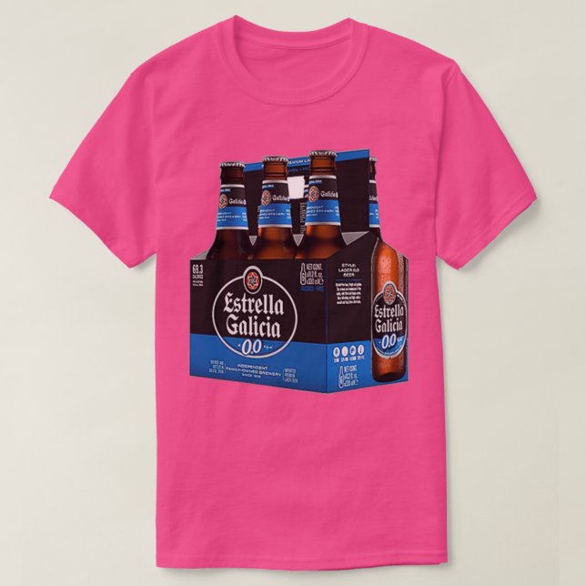 Incredible Estrella Galicia Design T T-Shirt (Design Front)