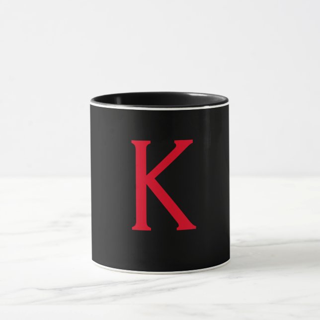 INCREDIBLE INITIAL K MONOGRAM MUG (Center)