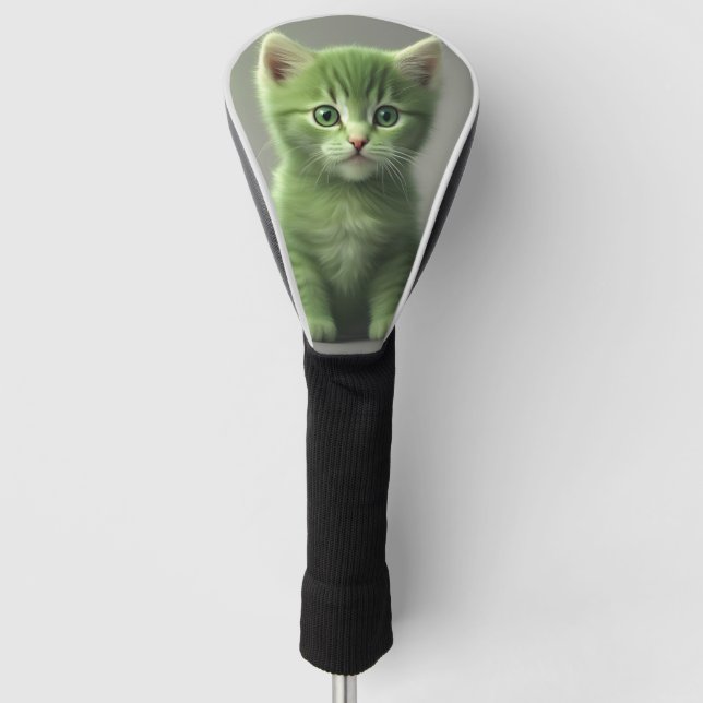 Incredible Kitten Golf Head Cover (Front)