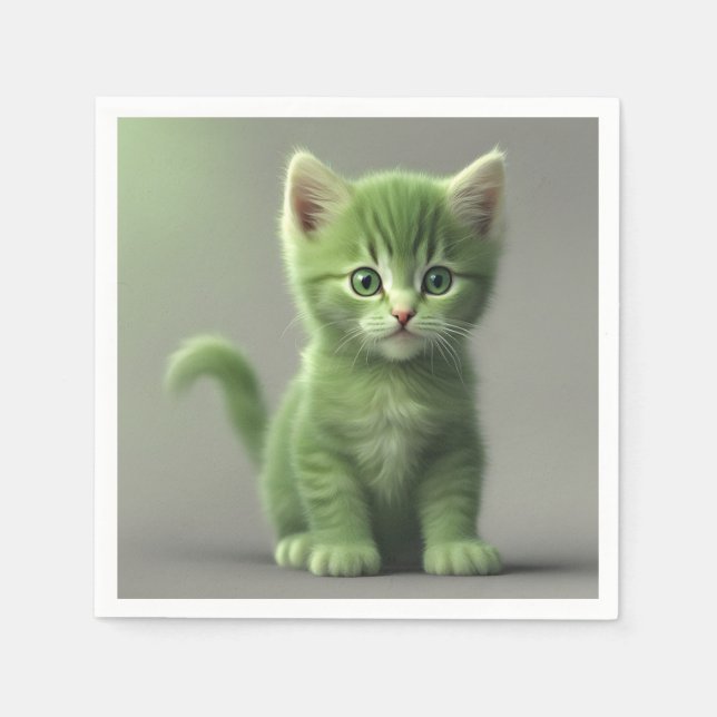 Incredible Kitten Napkin (Front)