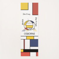 Incredible Neoplasticism Art Monogram. Letter O