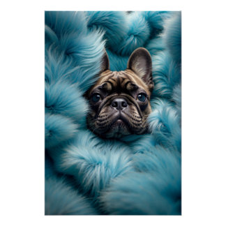 incredibly adorable French Bulldog puppy Poster