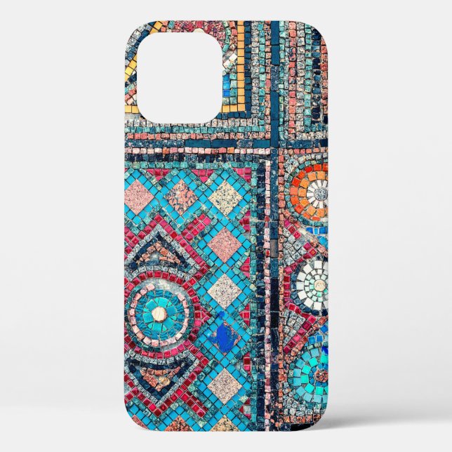 incredibly beautiful and vivid ancient mosaic on t Case-Mate iPhone case (Back)
