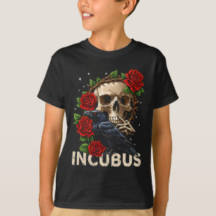 Incubus Crow Left Skull Flower Halloween Costume 1 T-Shirt