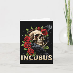 Incubus Crow Left Skull Flower Halloween Costume 2 Card