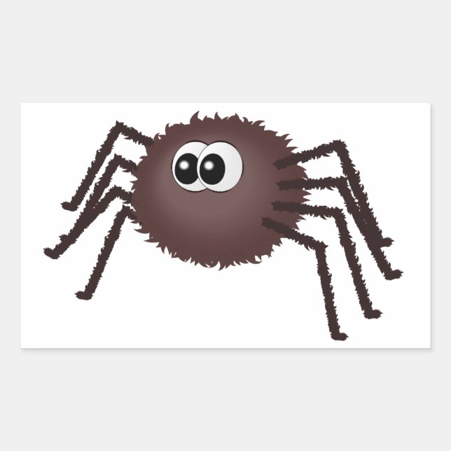 Incy wincy spider rectangulat sticker (Front)
