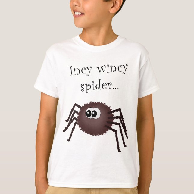 Incy wincy spider t-shirt (Front)