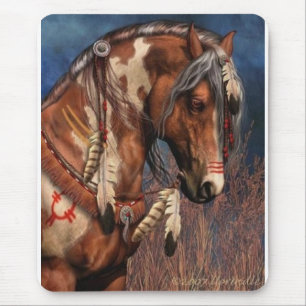 Indean Horse Mouse Mat