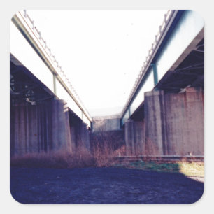 Indecision Bridge Square Sticker