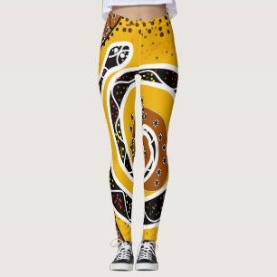 indegenious aboriginal folklore leggings