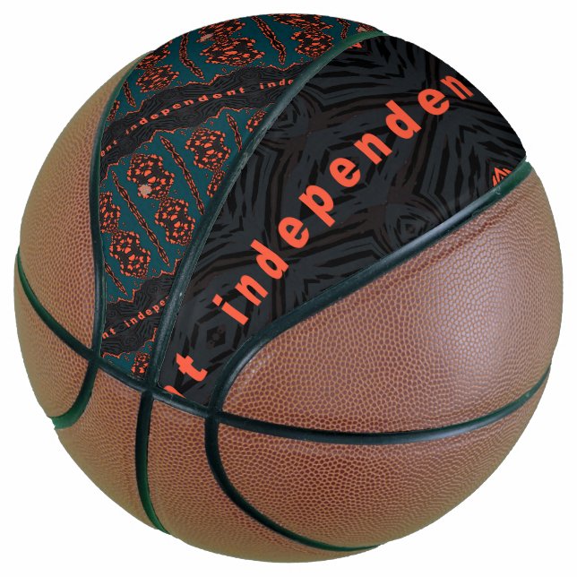 Independant and Proud! Basketball (Angled)