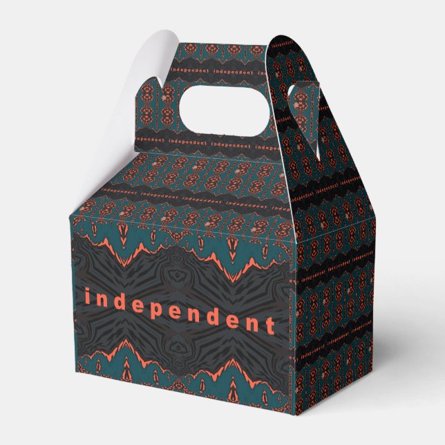 Independant and Proud! Favour Box (Back Side)