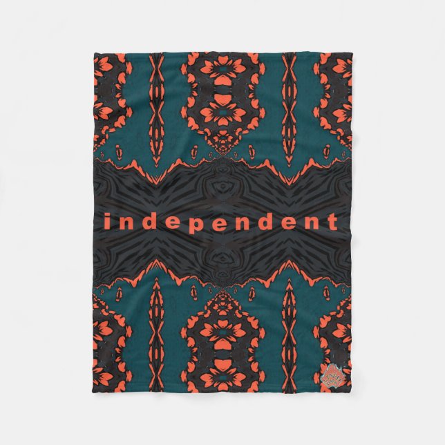 Independant and proud fleece blanket (Front)