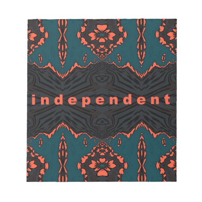 Independant and proud notepad (Front)