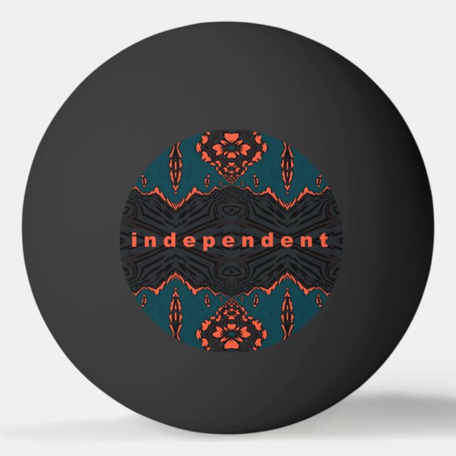 Independant and proud ping pong ball (Front)