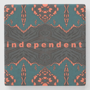Independant and proud stone coaster