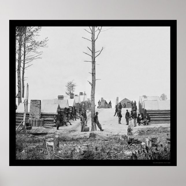 Independant Cavalry Company in Oneida, NY 1865 Poster (Front)