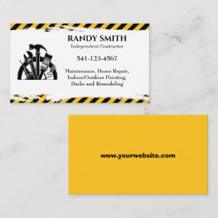 Independant Contractor Business Card