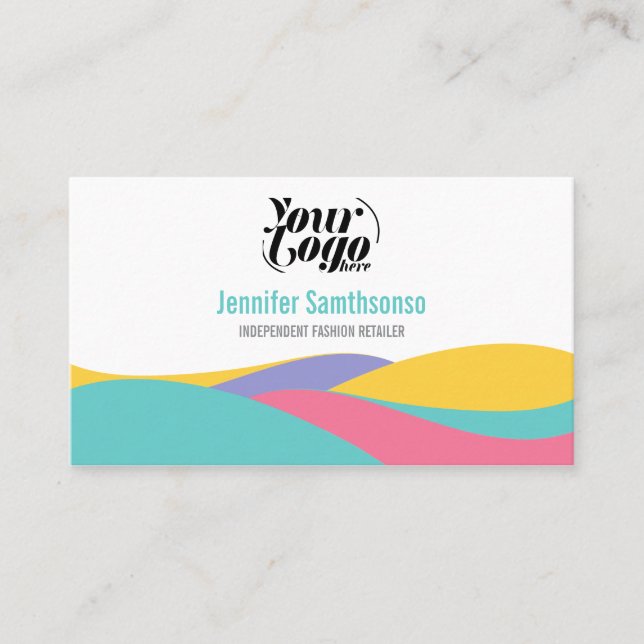 Independant Fashion Retailer Approved Colour Business Card (Front)