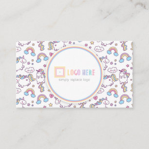 Independant Fashion Retailer Business Card Unicorn