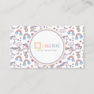 Independant Fashion Retailer Business Card Unicorn