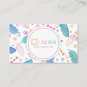 Independant Fashion Retailer Business Cards Boho