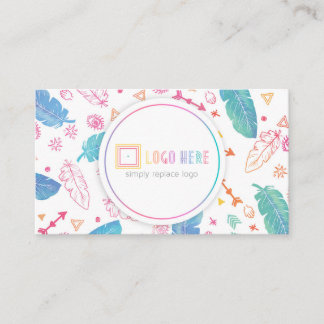 Independant Fashion Retailer Business Cards Boho