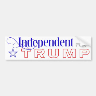 Independant for Trump Bumper Sticker