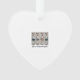 Independant Goose Patriotic Vintage T-Shirt Design Ornament