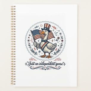 Independant Goose Vintage Patriotic Shirt Design ( Planner